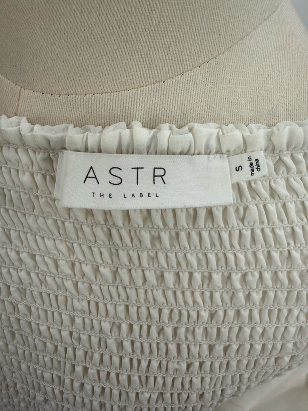 ASTR The Label White Puff Sleeve Midi Romantic Tiered Summer Dress, Square Neck - Picture 13 of 16
